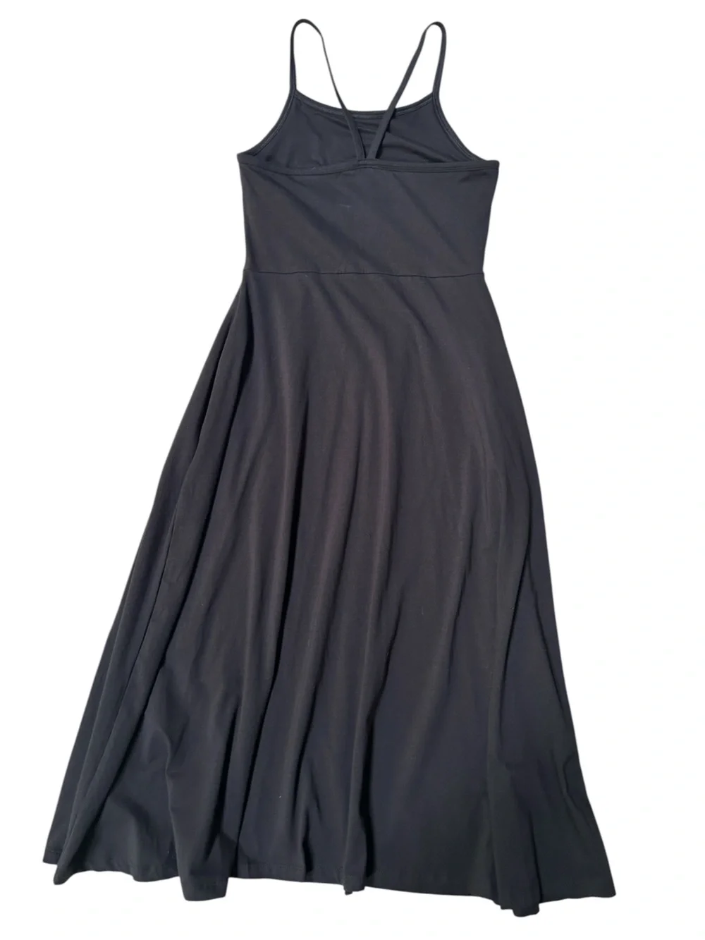 Pact Organic Cotton Fit & Flare Midi Dress
Black Midi Dress Spaghetti Straps S - Picture 4 of 7